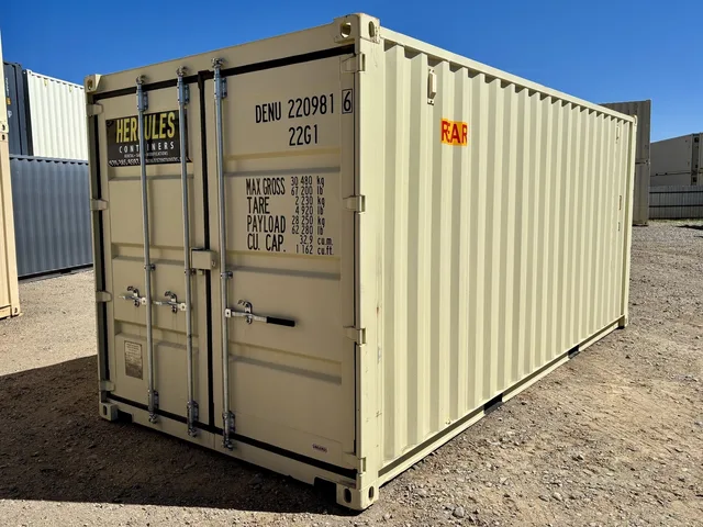 20-foot storage container with wind and water tight certification