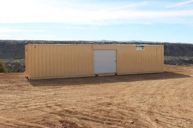 New 40-foot one-trip container in excellent condition on the lot