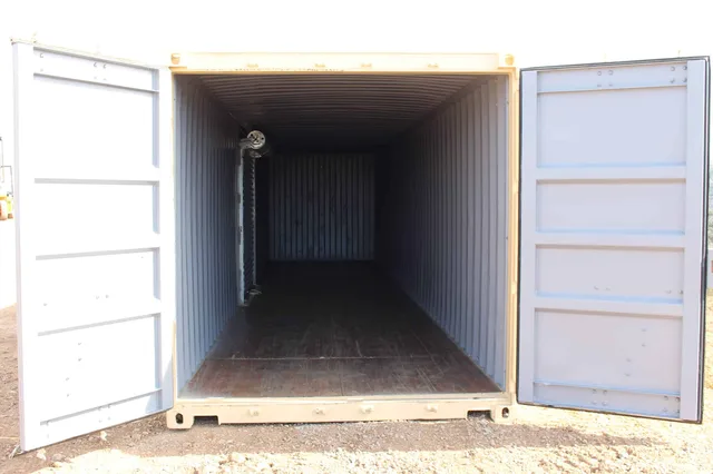 40-foot high cube double door model on display at Hercules Containers