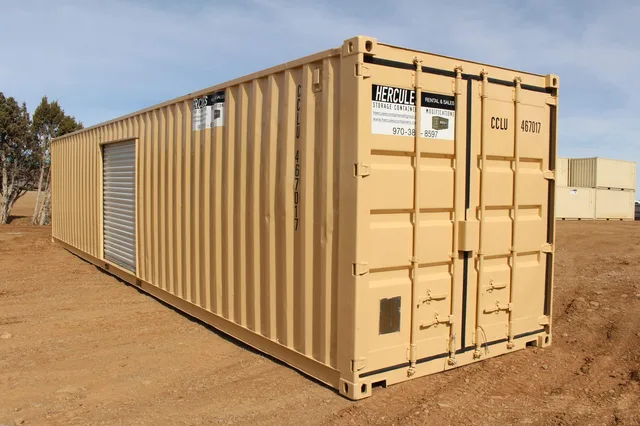 40-foot high cube unit ready for delivery in Southwest Colorado