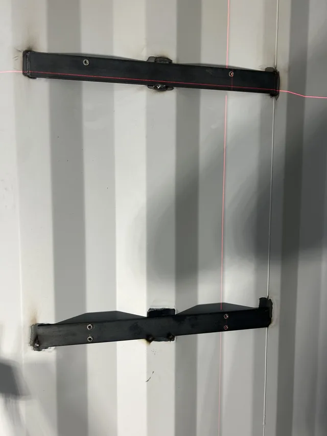 Interior build-out of a Gunfighter container conversion by Hercules