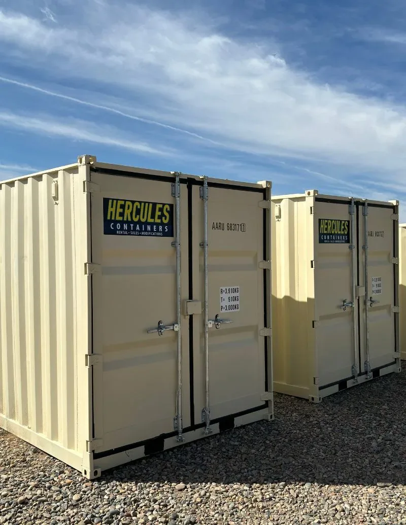40-foot high cube storage container at Hercules Containers