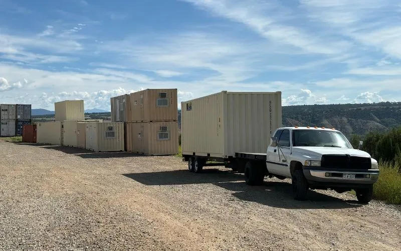 Steel storage containers for sale in various sizes